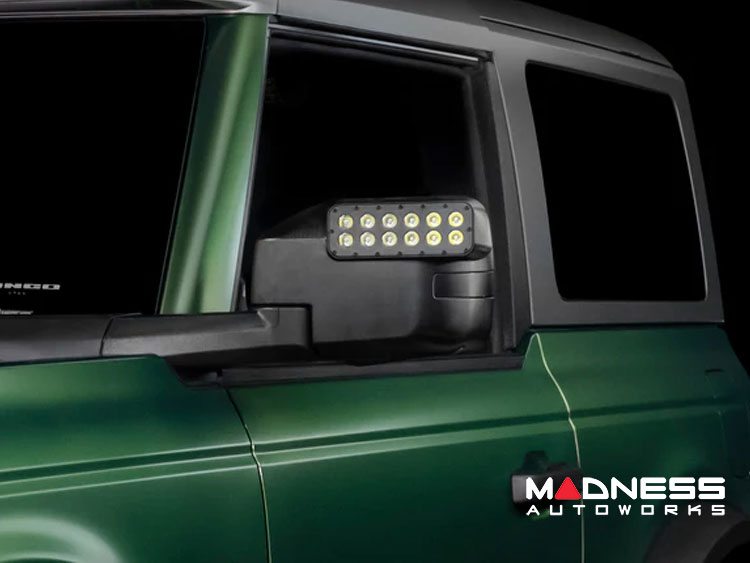 Ford Bronco Light Upgrade - Ditch Light Mirror Mount - Oracle